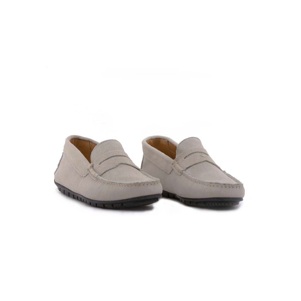 Club Style Mocassino Car Shoe Camoscio Beige